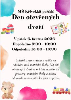 Plakát - den otevřených dveří